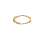 Load image into Gallery viewer, 14k Solid Gold Diamond Bead Ring.