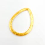 Load image into Gallery viewer, 20MM Gold-plated Sterling Silver Brushed Drop Connector