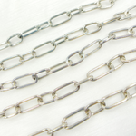 Load image into Gallery viewer, Shop Now Oxidized Sterling Silver Paperclip Textured Link Chain