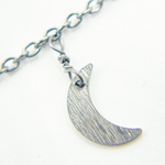 Load image into Gallery viewer, 306M. Crescent Moon Shape Dangle Wire Chain