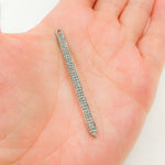 Load image into Gallery viewer, DC3. Diamond Black Rhodium Sterling Silver Spike Charm