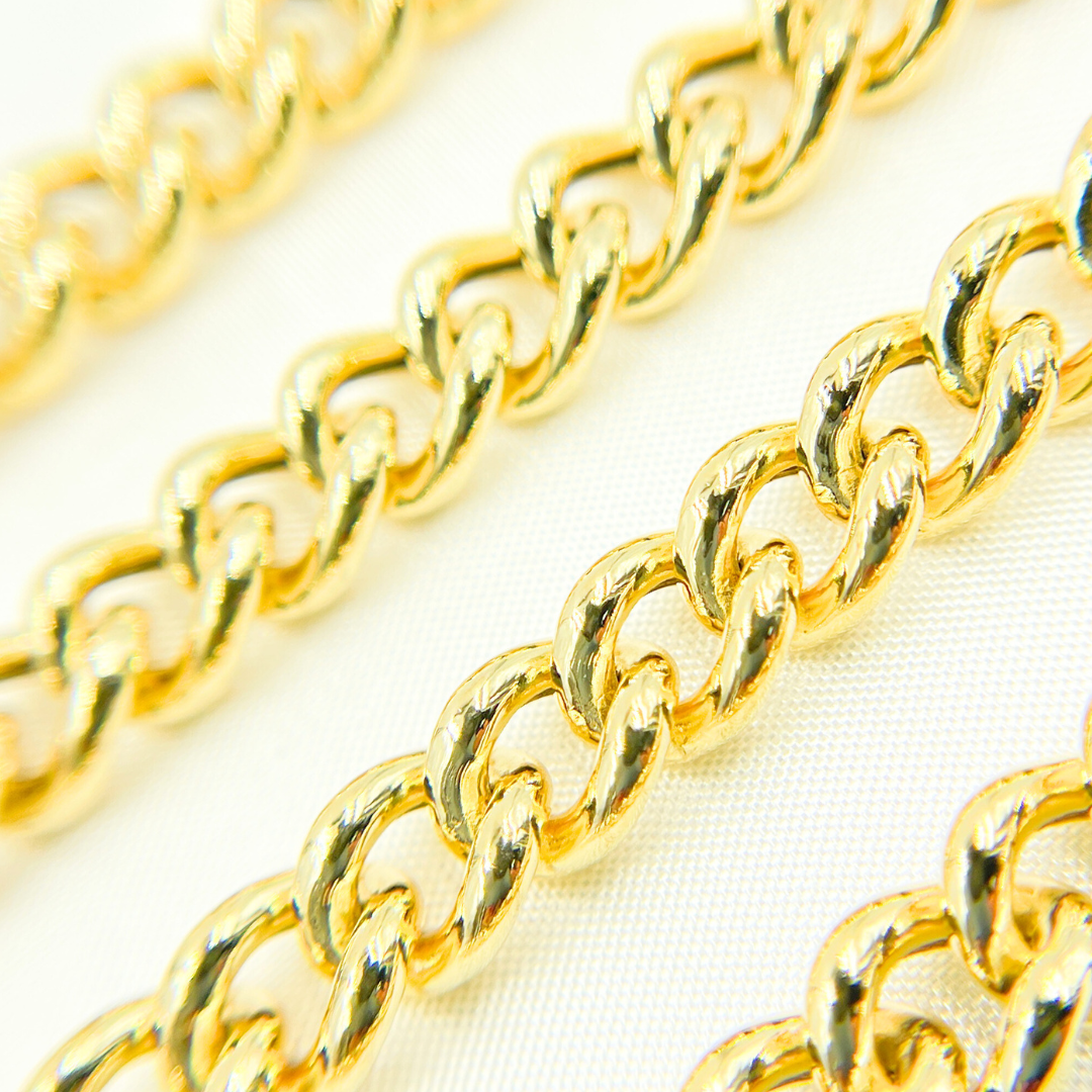925 Sterling Silver Hollow Curb Chain