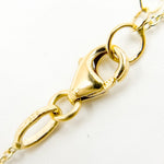 Load image into Gallery viewer, NKSET742. 14k Solid Yellow Gold Clover Link Necklace