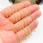 Load image into Gallery viewer, 14K Solid Gold Curb Chain