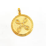 Load image into Gallery viewer, DP569. Diamond & Sterling Silver Round Pendant