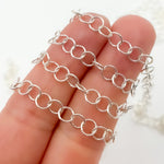 Load image into Gallery viewer, Sterling Silver Round Link Chain