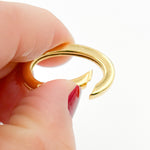 Load image into Gallery viewer, Gold-plated Sterling Silver Oval Clasp