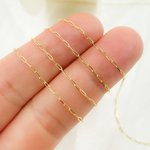 Load image into Gallery viewer, 14K Solid Gold Large Curb Chain