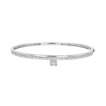 Load image into Gallery viewer, DBG00058. 14K Solid Gold Diamond Bangle