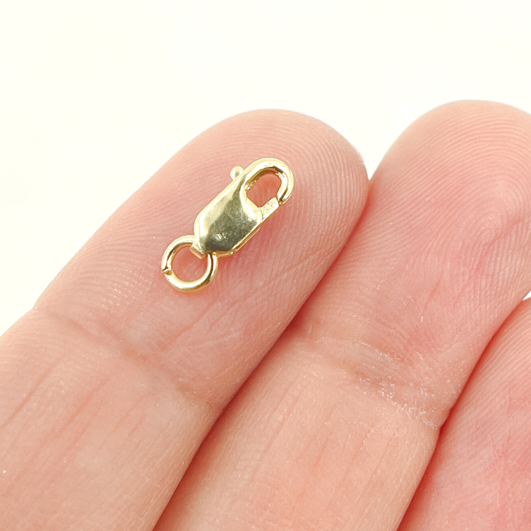 14K Solid Gold Lobster Clasp 8.4mm. 0014LC0WR14KY