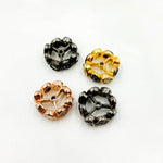 Load image into Gallery viewer, DC748. Diamond Sterling Silver Spacer Bead with Gemstone