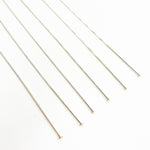 Load image into Gallery viewer, Sterling Silver Flat 3 Inch Headpin