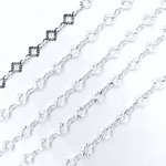 Load image into Gallery viewer, Sterling Silver Shape Link Chain