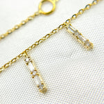 Load image into Gallery viewer, NT401869. 14K Solid Gold Diamond Dangle Necklace