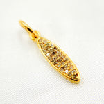 Load image into Gallery viewer, DC876. Diamond Sterling Silver Marquise Shape Charm