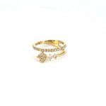 Load image into Gallery viewer, 14k Solid Gold Diamond Ring.