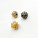 Load image into Gallery viewer, Diamond & Sterling Silver Round Bead