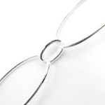 Load image into Gallery viewer, Sterling Silver Long and Short Link Chain