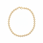 Load image into Gallery viewer, BR403957. 14k Solid Gold Diamond and Diamond Fancy Flower Bracelet