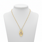 Load image into Gallery viewer, DPE00405.14K Solid Gold Diamond Solitaire Pendant Necklace