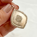 Load image into Gallery viewer, DP352. Diamond Sterling Silver Fancy Shape Pendant