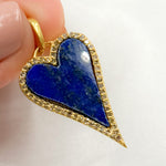Load image into Gallery viewer, Sterling Silver Heart Stone Pendant