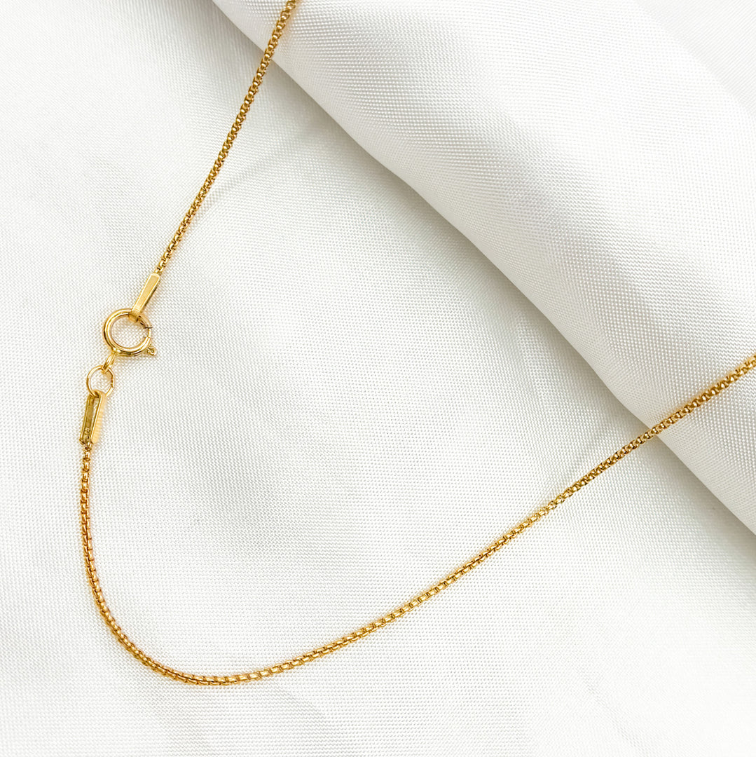 1.5MMBCLCNecklace. 14k Gold Filled Ball Finished Necklace