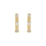 Load image into Gallery viewer, EHC57481. 14K Solid Gold Diamond Earring