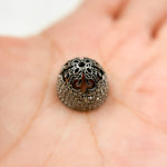 Load image into Gallery viewer, DC753. Diamond & Sterling Silver Bead Cap