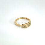 Load image into Gallery viewer, 14k Solid Yellow Gold Diamond Ring.