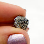 Load image into Gallery viewer, DC599. Diamond & Sterling Silver Rhombus Shape Bead