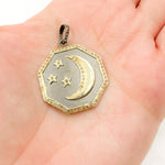 Load image into Gallery viewer, Silver Octagon Pendant