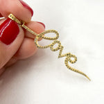 Load image into Gallery viewer, DP603. Diamond Sterling Silver Love Pendant