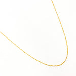 Load image into Gallery viewer, 14K Gold Diamond Cut Bar Chain