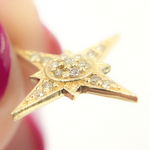 Load image into Gallery viewer, GDP461. 14k Solid Gold Diamond Star Charm