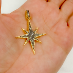 Load image into Gallery viewer, DP116. Diamond Sterling Silver Star Pendant