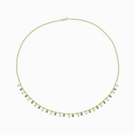 Load image into Gallery viewer, NFD71708. 14K Solid Gold Diamond Necklace