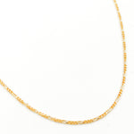 Load image into Gallery viewer, Solid Gold Round Figaro Link Chain