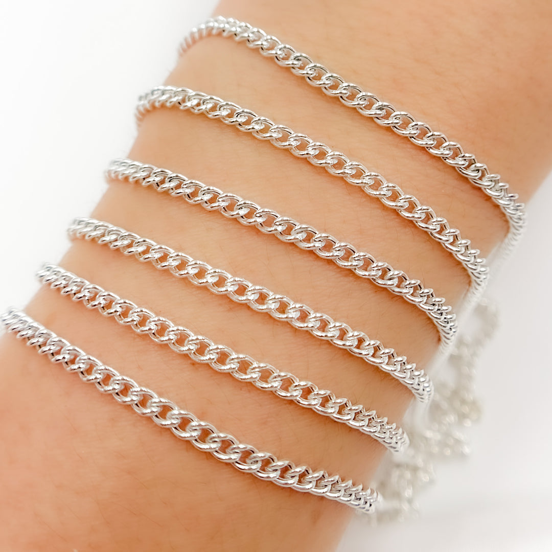 Sterling Silver Curb Link Chain