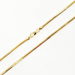 Load image into Gallery viewer, 240CCTD. 14k Solid Yellow Gold Snake Necklace
