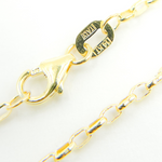 Load image into Gallery viewer, 14K Solid Gold Cable Chain