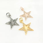 Load image into Gallery viewer, Buy Diamond Sterling Silver Star Pendant
