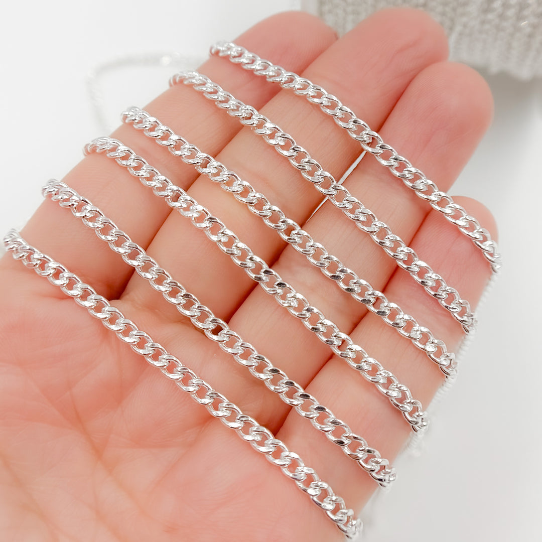 Sterling silver Curb Link Chain