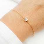 Load image into Gallery viewer, BFB60695. 14k Solid Gold Diamond Bracelet