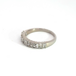 Load image into Gallery viewer, 14k Solid White Gold Diamond Ring.