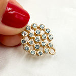 Load image into Gallery viewer, Silver Connector with Gemstone