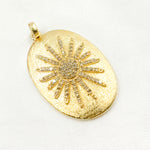 Load image into Gallery viewer, Sterling Silver Oval Star Pendant