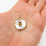 Load image into Gallery viewer, 14K Gold Round Pendant