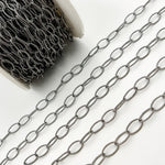 Load image into Gallery viewer, Silver Twisted Oval Link Chain