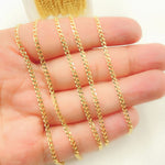 Load image into Gallery viewer, 14K Solid Gold Flat Cuban Links Chain.